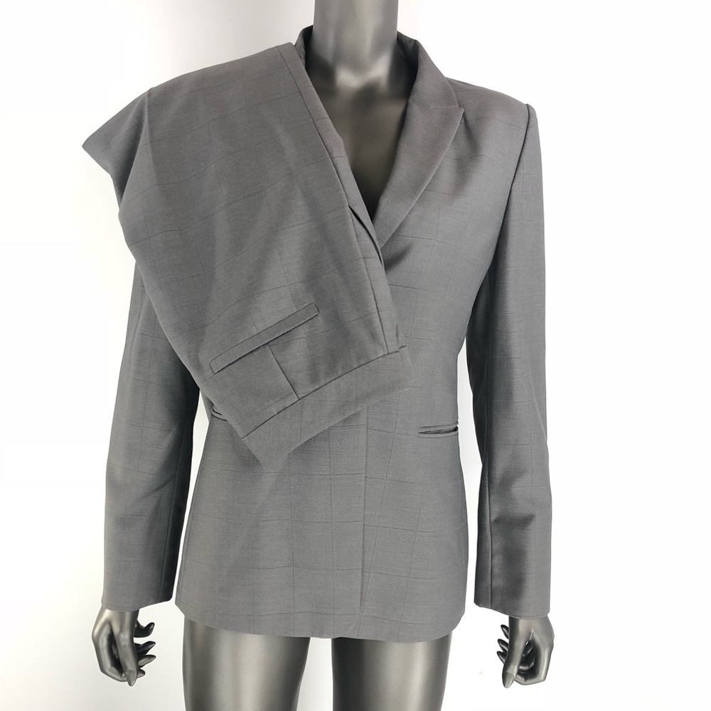 CALVIN KLEIN  Plaid Business Suit Jacket  Size 8